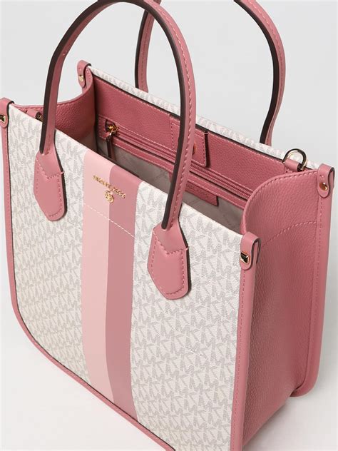 monogram michael kors tote|michael kors canvas tote.